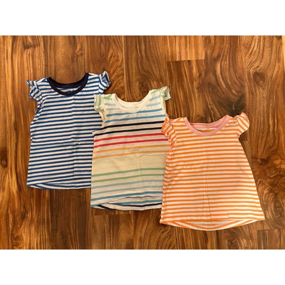 Primary Ruffle Sleeve Tops, Size 2T
